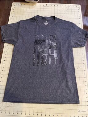 Men's Charcoal Graphic Tee Smith and Wesson